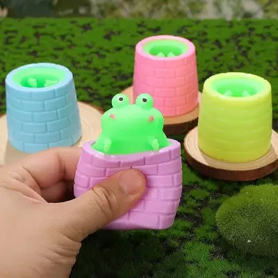 カエルストレス解消おもちゃ｜もじもじ楽しい・暇つぶし・Mochi Squishy Toy・スクイーズ ・ ぷにぷに