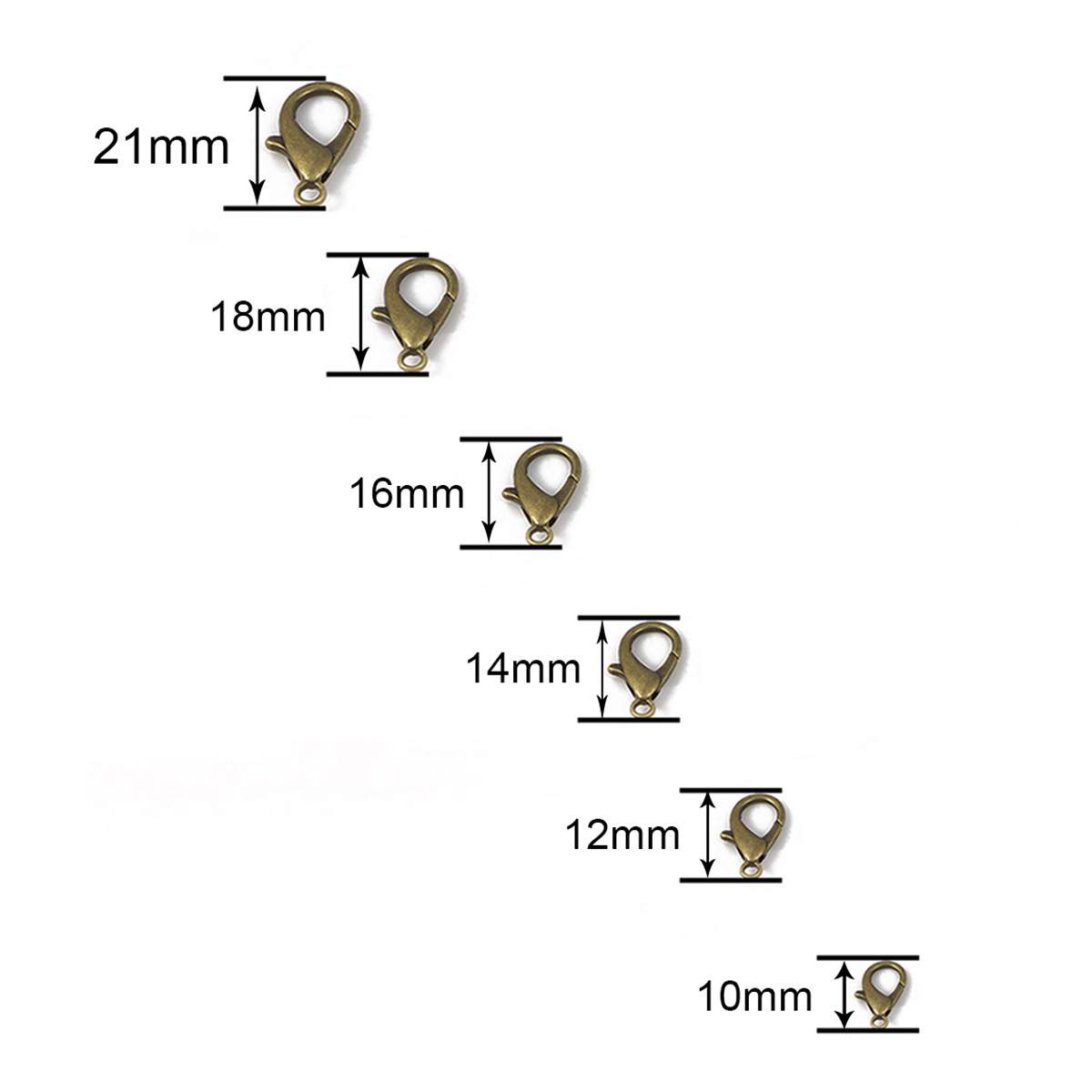 カニカン｜10mm～21mm・カラーバリエーション豊富・DIYパーツ基本金具|undefined