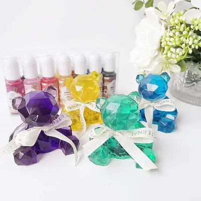 【宝石の雫】UVレジン液用着色剤10ml｜14色・透明感・発色きれい・DIY