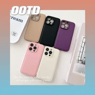 【レザー調】PU製iPhoneケース｜対応機種・くすまカラー・大人っぽいiPhone15/iPhone14/iPhone13/iPhone12