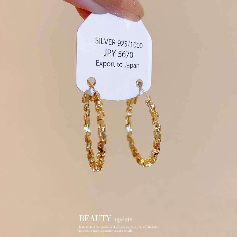 ピアス｜魅力的・個性的・ファッション・幾何学的模様・不規則・新作・シルバーポスト・金属・イヤーアクセサリー|undefined