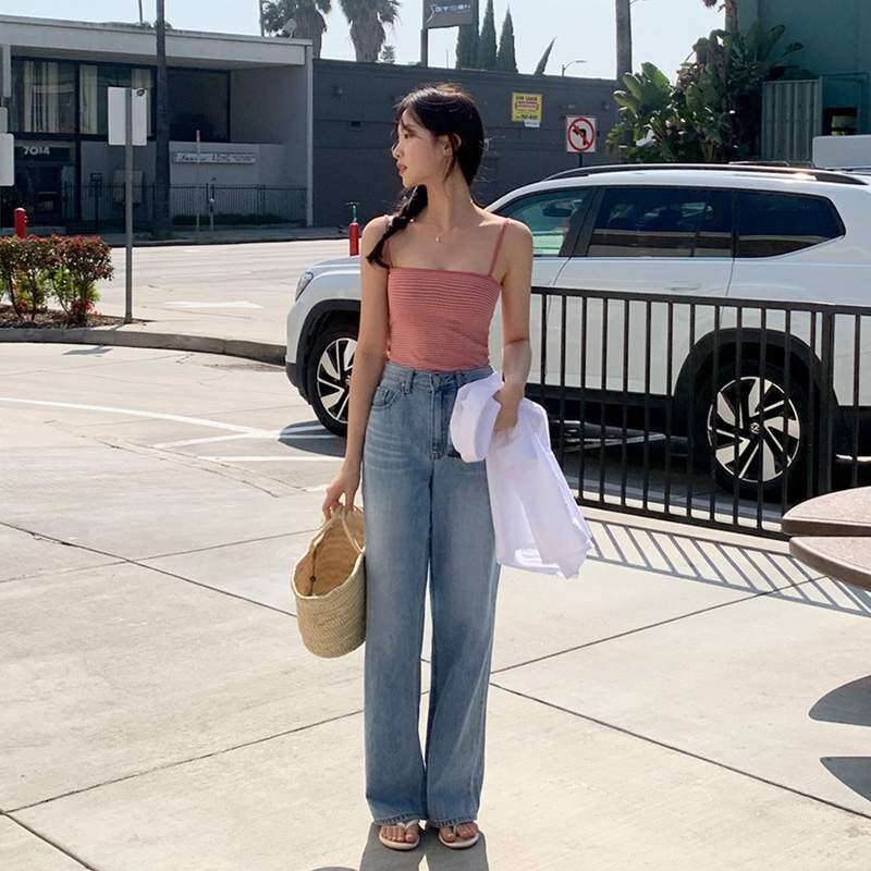 ノースリーブ・キャミソール・2024年新作・夏用・薄手・インナー・単品・女性用|undefined