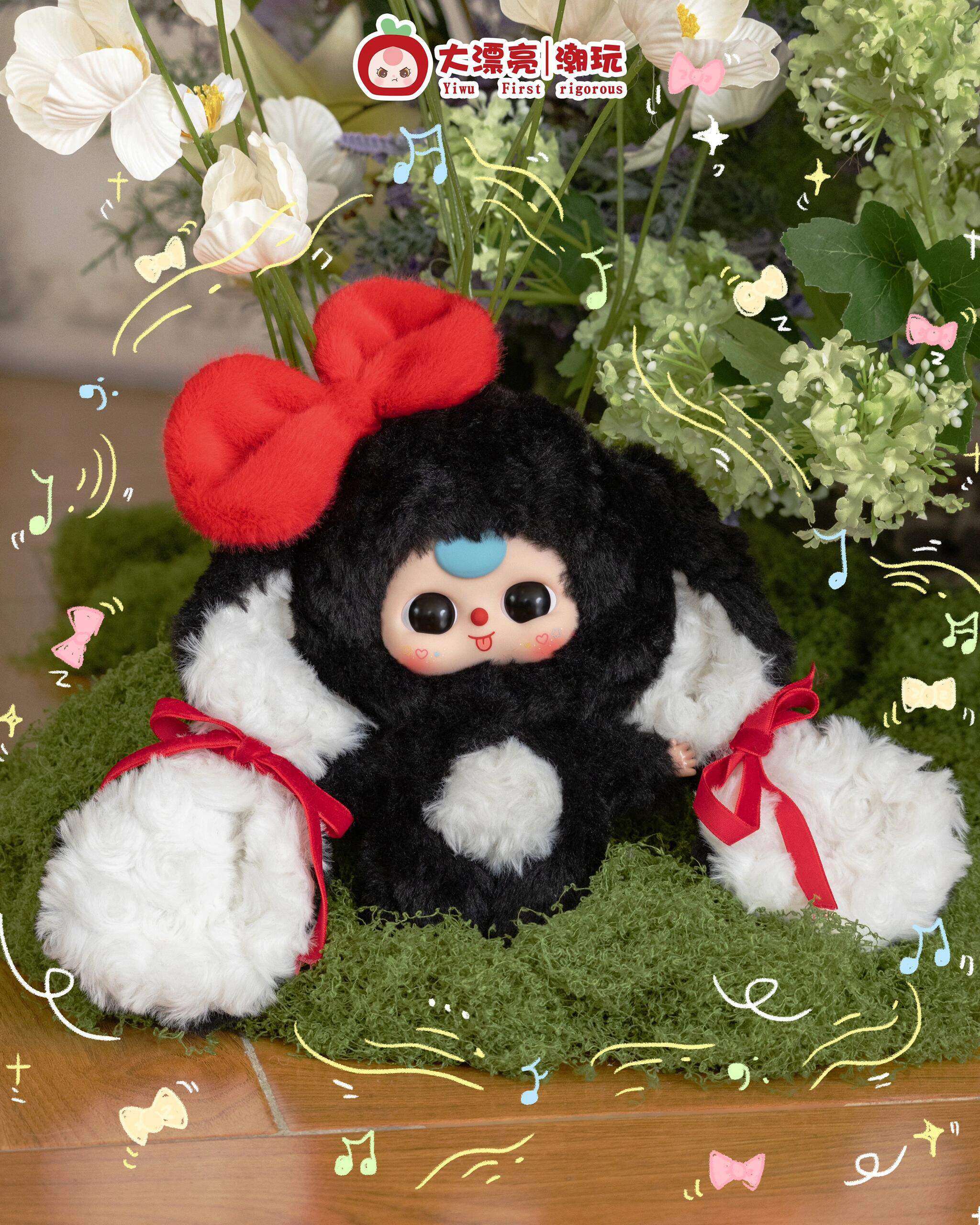 BABY THREE】垂れ耳うさぎシリーズ・ラビットリボーン