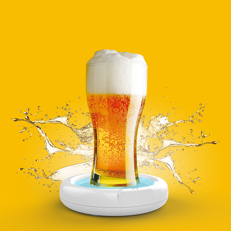 ビール泡製造機｜1秒間に4万回の超音波振動が、まるで淹れたての生ビールのようなクリーミーな泡を作り出す