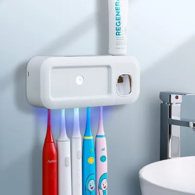 歯ブラシ除菌機｜一年中使える・歯磨き粉自動絞り出し機能付き！