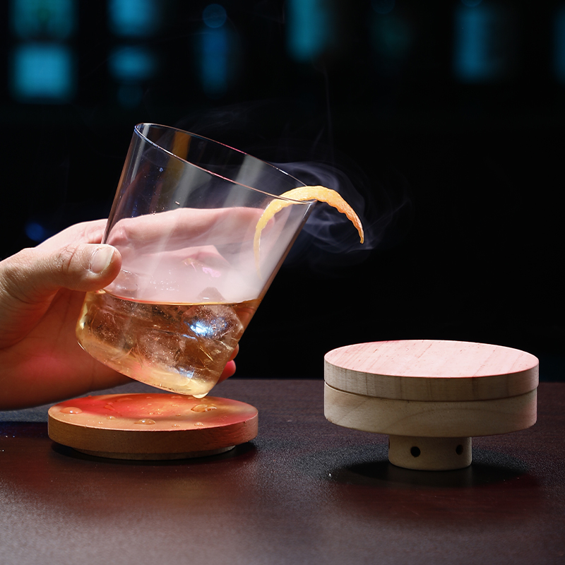 木製スモークウイスキー燻製器｜スモーキーな香りのお酒でリッチな時間を！