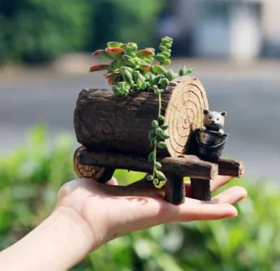 木製植木鉢│庭や家に美しいアクセントになれる♪