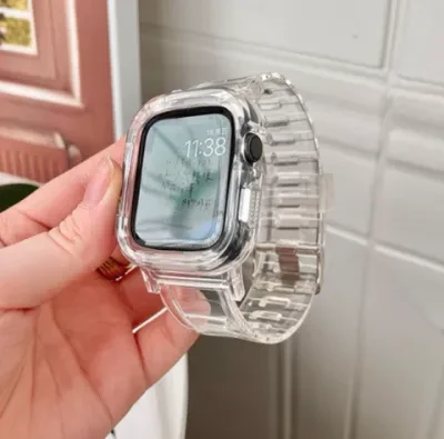 インスタ風クリアiwatchバンド｜SNSで話題の透明バンドが登場！iwatch全シリーズに対応！