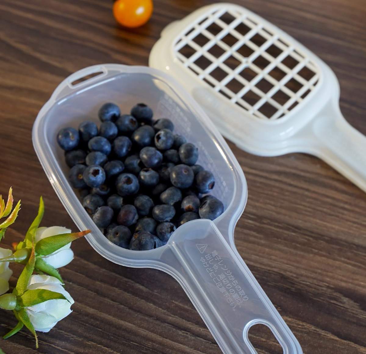 果物野菜バスケットホルダー｜グリッドデザインは余分な水分を排出するのに役立ち、野菜や果物の洗浄に適しています。