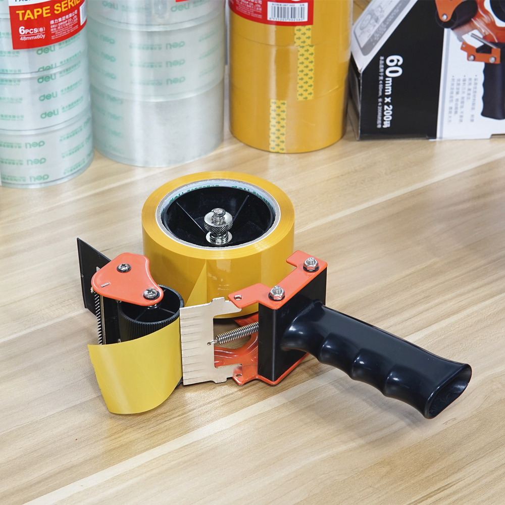 梱包用テープガン テープカッター｜テープをカッターにはめやすい 、作業効率アップ！