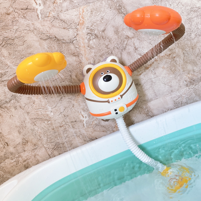 『大人気水遊びおもちゃ』宇宙飛行士の熊ちゃんポンプのバスシャワーヘッド｜子育てママを応援する！お風呂苦手なお子さんでも楽しいお風呂タイムを！|undefined
