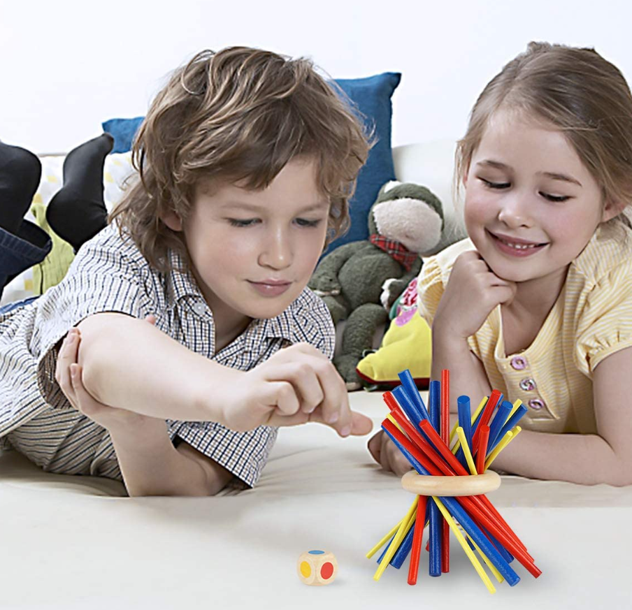『遊ぶ·学ぶの両立』木製バランスゲーム｜子供の知力を高め、目と手の協調性を育て·思考力や問題解決力を身に付ける|undefined
