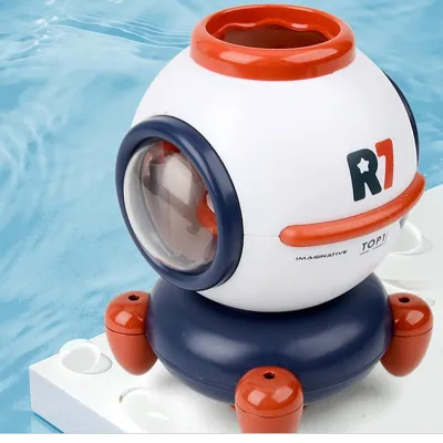 『大人気お風呂おもちゃ』UFOお風呂おもちゃ｜シャワー入浴のための革新的な宇宙飛行士ライトベイビーウォータートイ