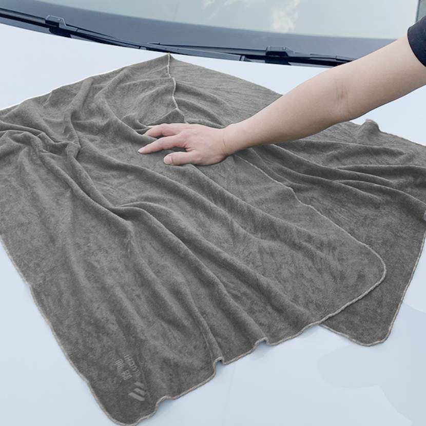 『超吸水！』洗車 大判 タオル｜60x160cm・シルクのように柔らかく、車の塗装やコーティングを傷つけにくい|undefined