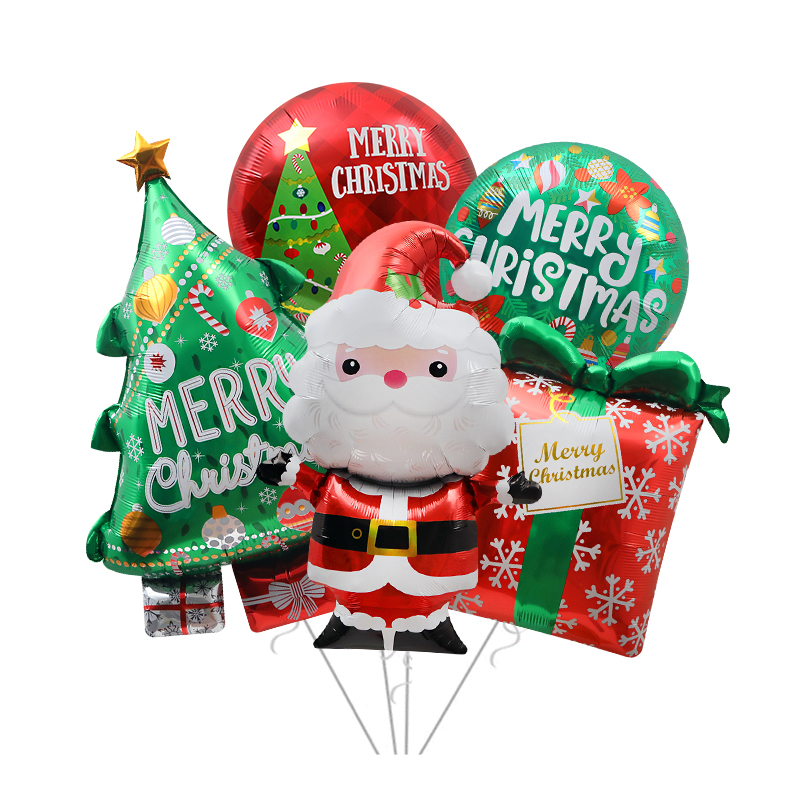 【クリスマスお祝い！】飾り風船セット｜50個ランダム発売、ステック付き|undefined