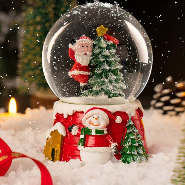 【クリスマス特集】サンタクロースクリスタルボール｜クリスマス雰囲気作り！|undefined