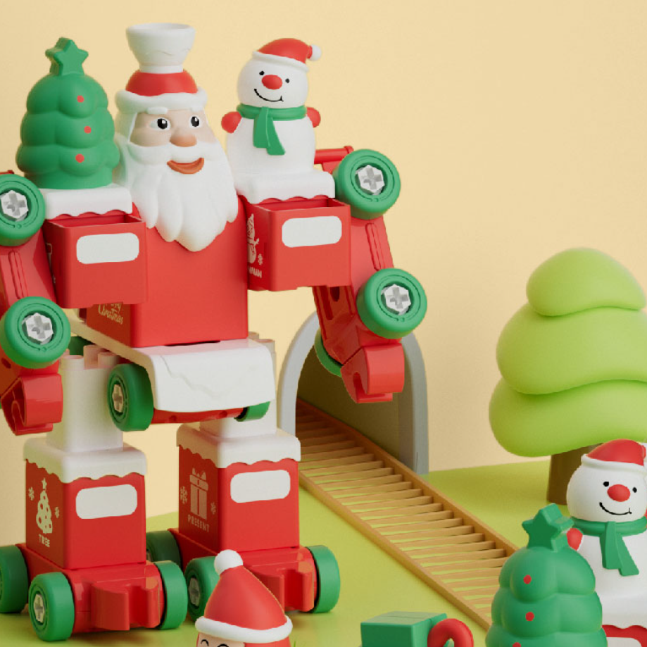『クリスマス特集』クリスマス 変形列車｜クリスマス列車がサンタさんにも？！|undefined