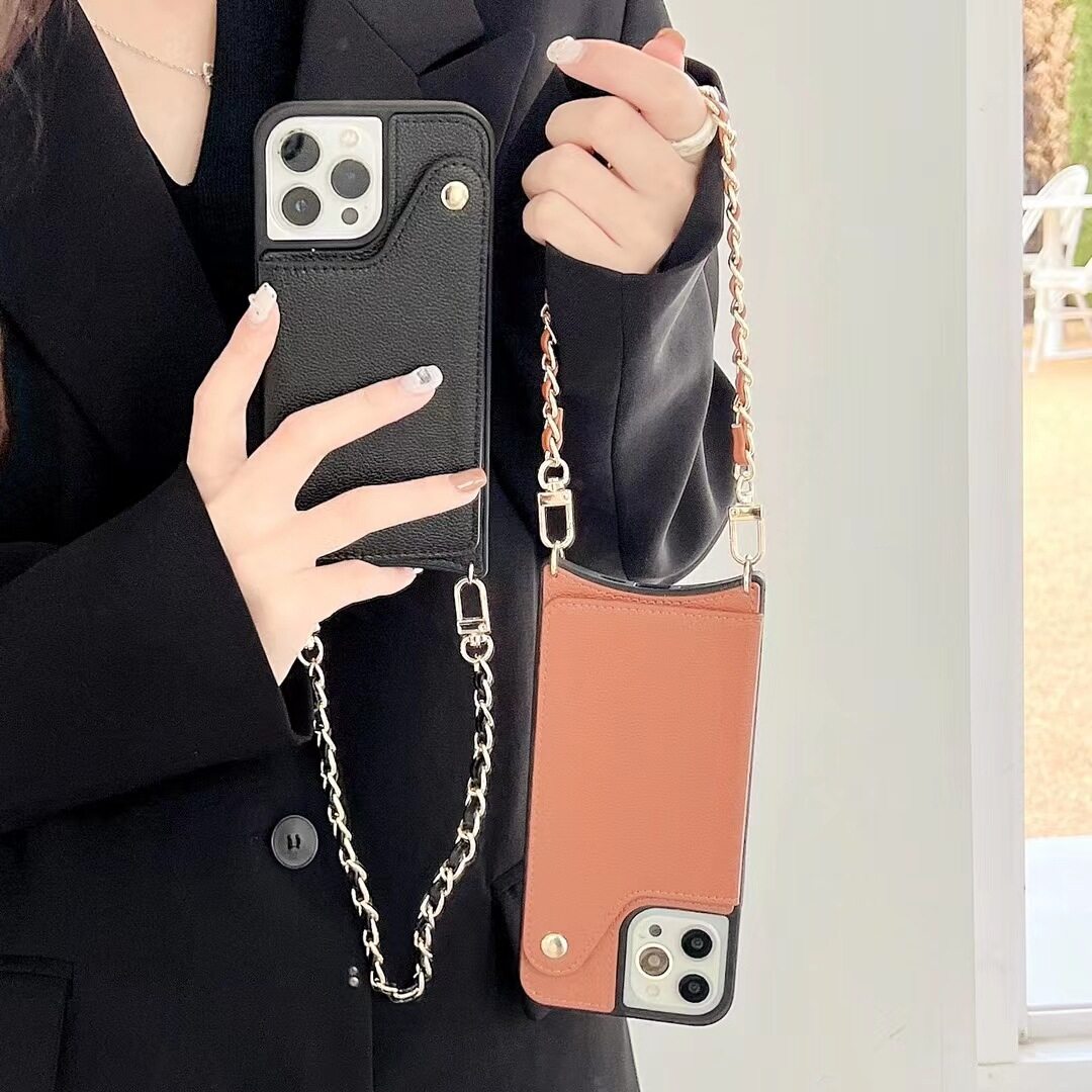 「レザー風・多機能」 iPhone対応スマホケース ｜腕掛けのストラップ付き|undefined
