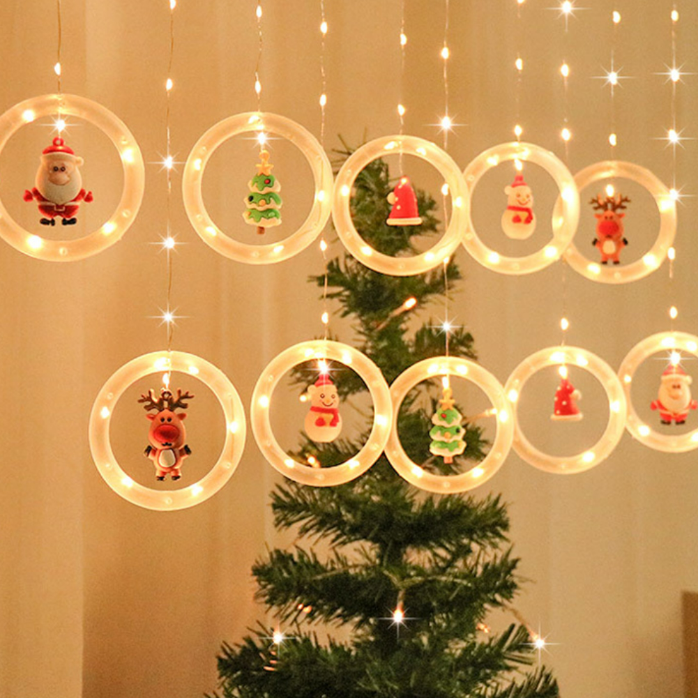 クリスマスをテーマにしたカーテンライト｜素晴らしい照明効果と暖かい雰囲気を作り出す|undefined