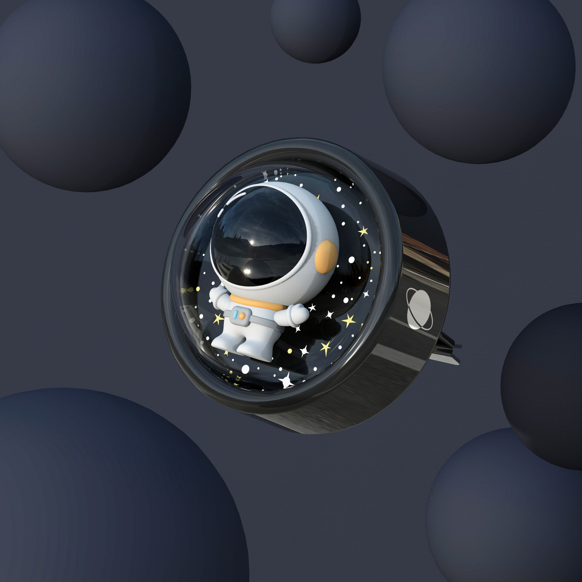 ライト付き車用芳香剤｜興味深いファンデザインで、車の隅々まで香りを拡散させる|undefined