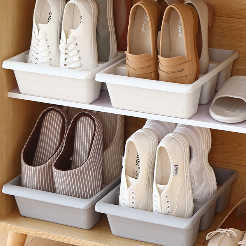 シューズラック｜靴収納の需要を満たすと同時によりスペースを節約できます。