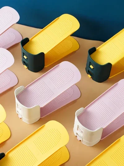 靴ホルダー　8個セット｜収納便利・省スペース、高さ調節可能。