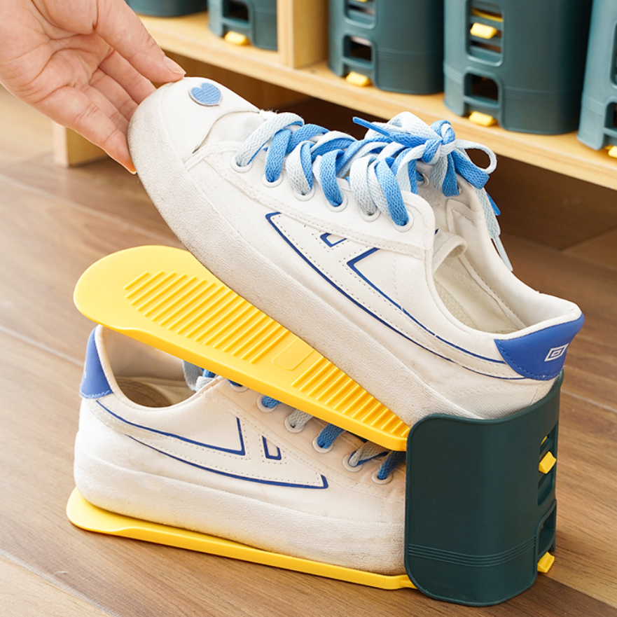 靴ホルダー　8個セット｜収納便利・省スペース、高さ調節可能。|undefined