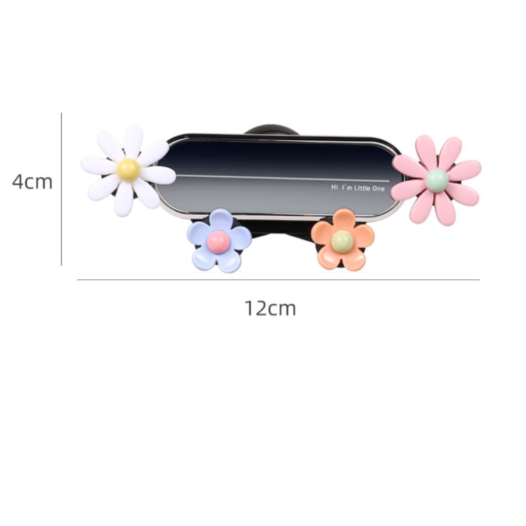 重力式車載スマホホルダー　花の型｜携帯電話を置くとしっかりと固定され、自動締め付けされる|undefined