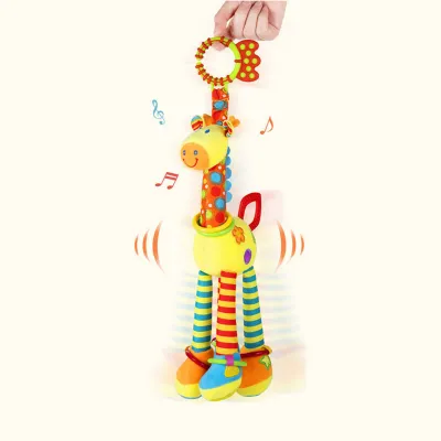 「知育玩具」可愛い動物の造形のベビーカーおもちゃ｜赤ちゃんの視覚を刺激し、色彩感覚を育む