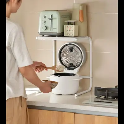 炊飯器/電気ポット上ラック(幅33cm)｜耐荷重10kg
