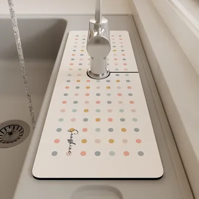 キッチンマット｜蛇口の吸水率が良い ・お手入れが簡単です！