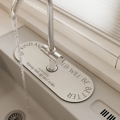 キッチンマット｜蛇口の吸水率が良い ・お手入れが簡単です！