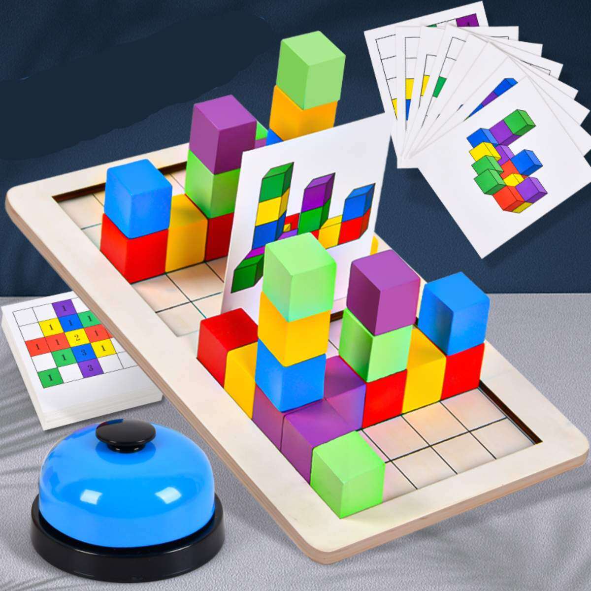 スタッキングブロックおもちゃ 対戦ゲーム｜知性の発達を助け、子供たちの手と目の協調を訓練し、子供たちを楽しませます