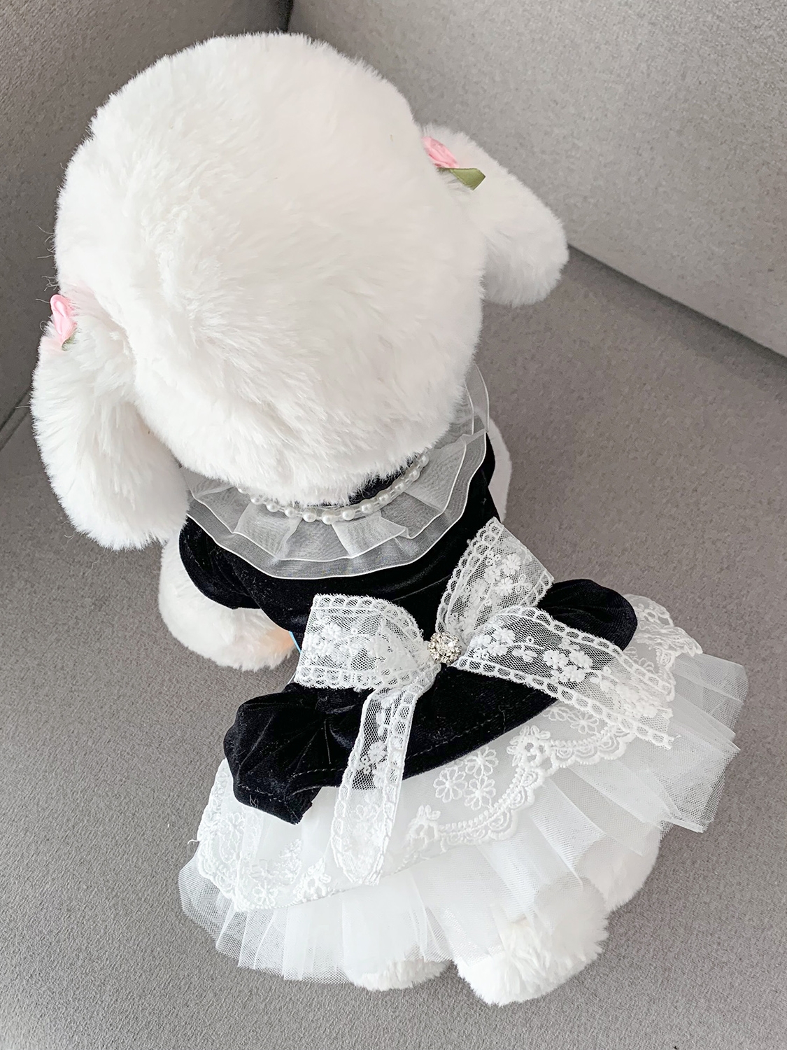 「ペットがお姫様みたい」超かわいい犬服｜ワンピース式 小型用|undefined