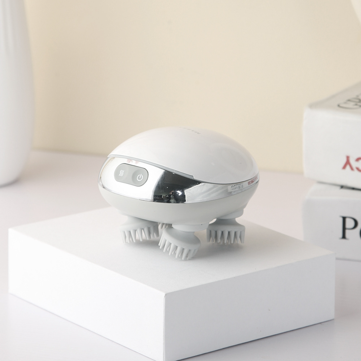 自宅で手軽にヘッドスパ 電動頭皮ブラシ｜頭皮 フェイスケア ヘッドスパ ブラシ 頭皮ケア 頭皮ブラシ 美顔器 コンパクト 健康  防水 美容|undefined