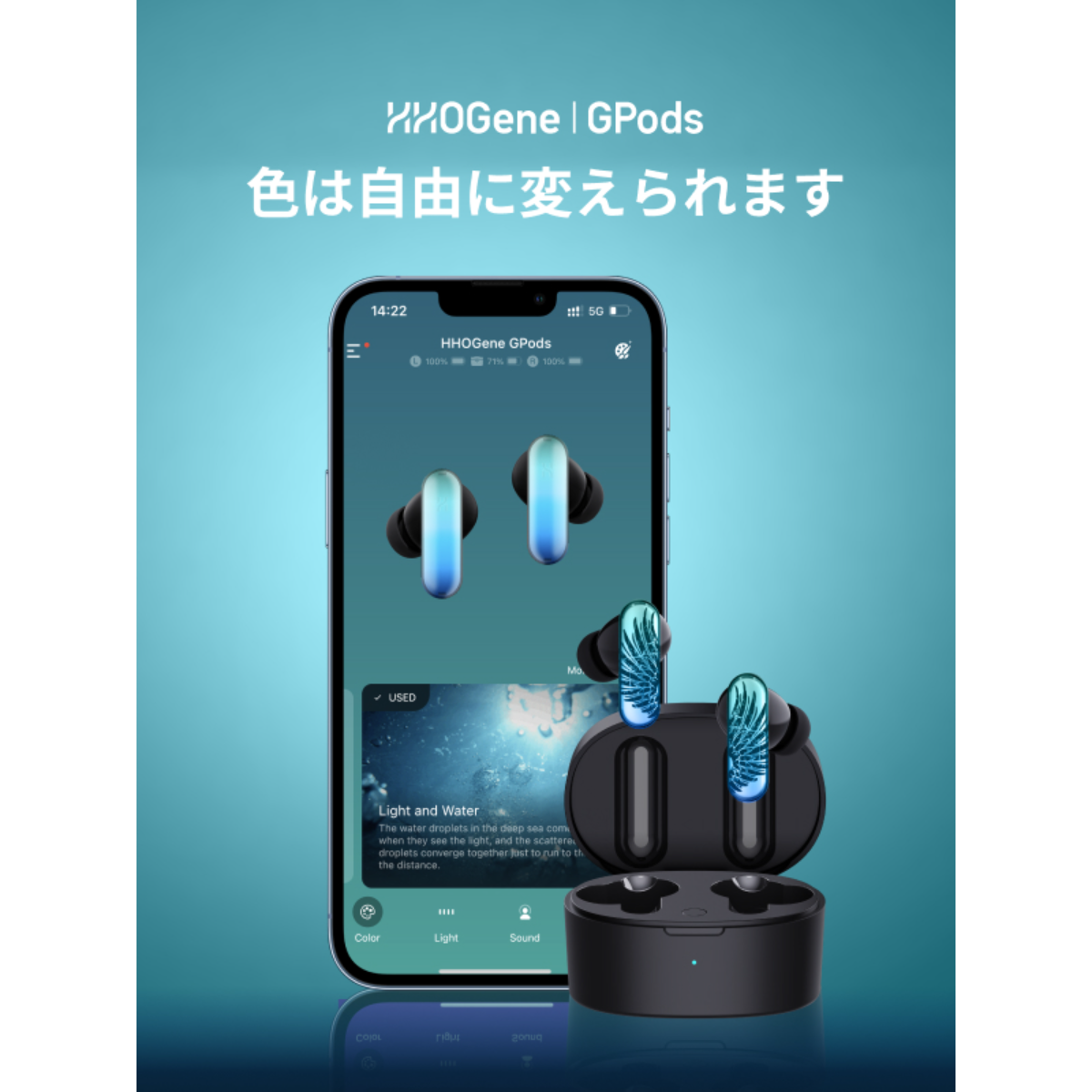 「日本初上陸」霊魂シリーズ｜ HHOGene GPods イヤホンシェル 4組みセット｜シェルのチェンジによって、ユニークで人の個性を表わせるHHOGene GPodsが登場|undefined