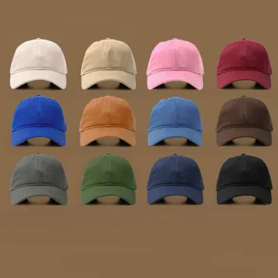 無地野球帽子 キャップ|純粋な色 カラフル シンプルなデザイン