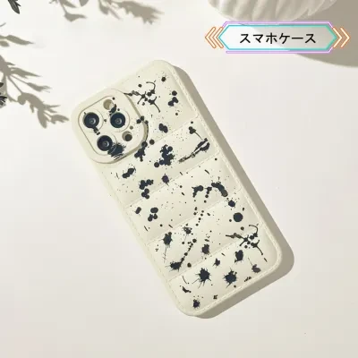 ダウンジャケット調iPhoneケース｜インスタやSNSで大人気！ 溌墨を付けて、ユニーク！