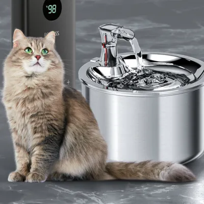 自動給水器 猫 犬 水飲み器｜USB給電 循環給水 静音 洗いやすい 2L