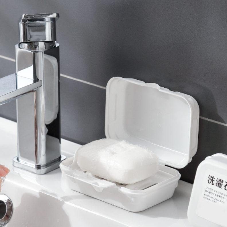 フロート 石鹸箱｜石鹸の収納に♪ フタつきで、使わないときにホコリが入りにくくなっております。|undefined