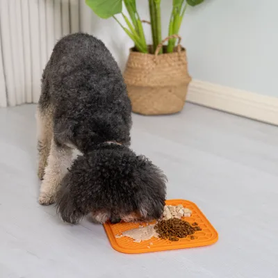 【KARA PET】犬 なめるパッド｜吸盤式 菓子をなめる スローフードトレーニング肥満を防ぐ