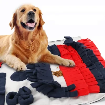 【KARA PET】犬 おもちゃ ノーズワークマット｜嗅覚強化 ストレス発散 食いちぎる対策 集中力向上 犬猫兼用 ちいく玩具