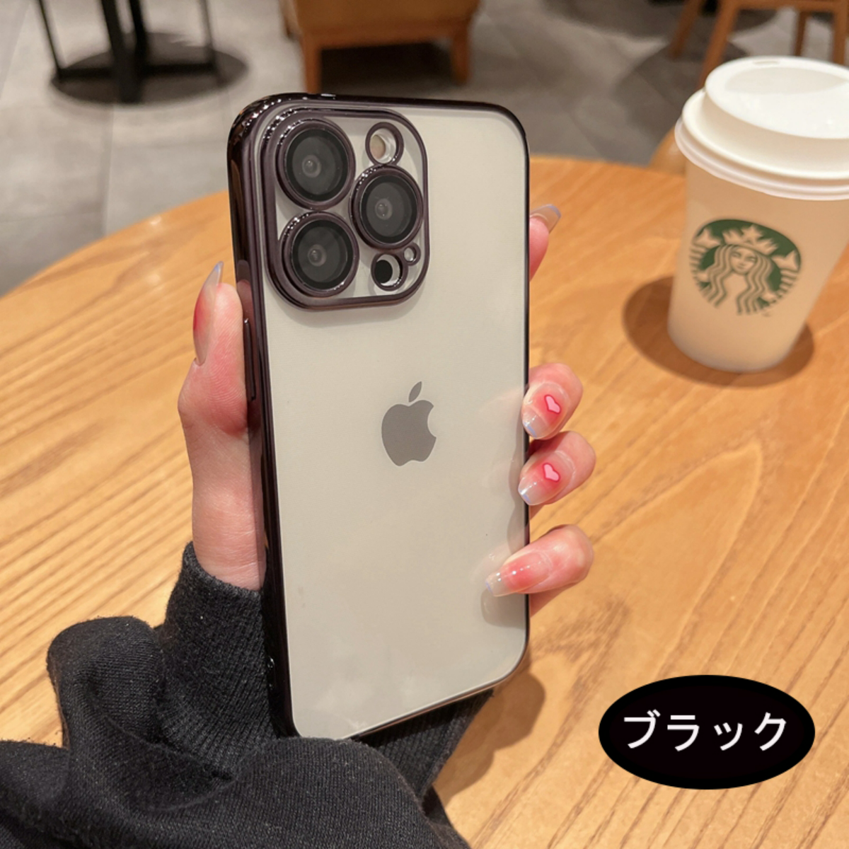 「3color」黄ばみ防止・クリアiPhoneケース｜レンズフィルムが付き、シンプルで実用性が抜群|undefined