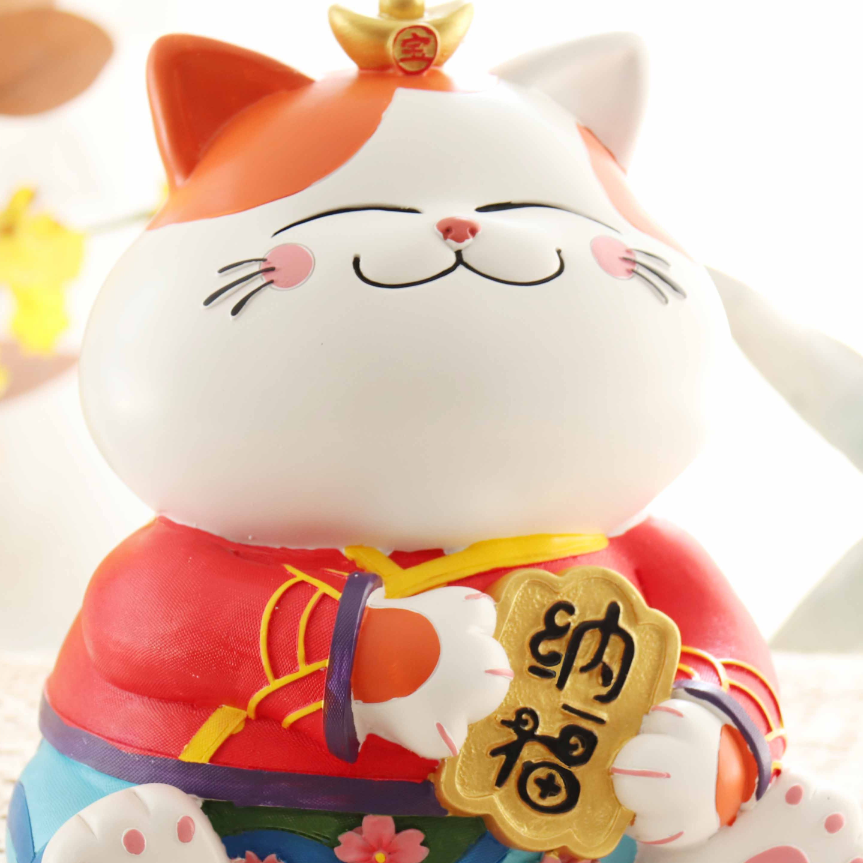 貯金箱｜招き猫 おもちゃ、「壊さないと取り出せない タイプ」在庫中