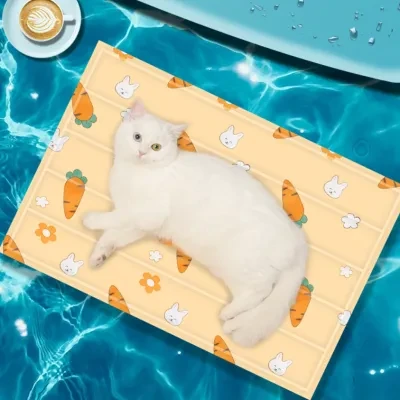 ペット用冷感マット｜涼しい 快適 通気性良い 夏にぴったり 猫犬通用
