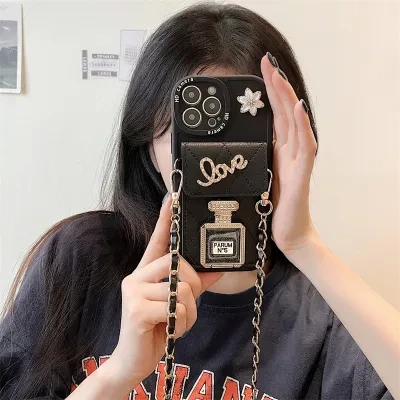 ワクワク広場 贅沢な香水 ショルダースマホケース丨高級感があり、機能性を充実します