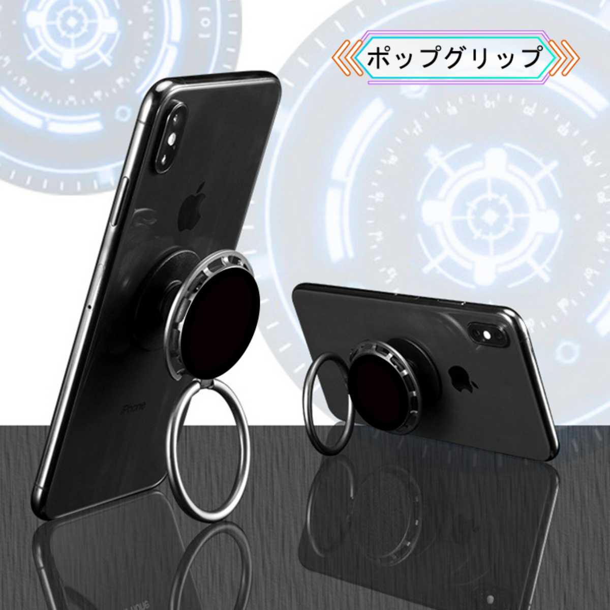 「3カラー」実用的な3in1ポップグリップ＆スマホリング｜外観が簡単で実用なホルダー！両手を解放する！|undefined