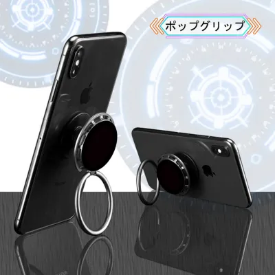 「3カラー」実用的な3in1ポップグリップ＆スマホリング｜外観が簡単で実用なホルダー！両手を解放する！