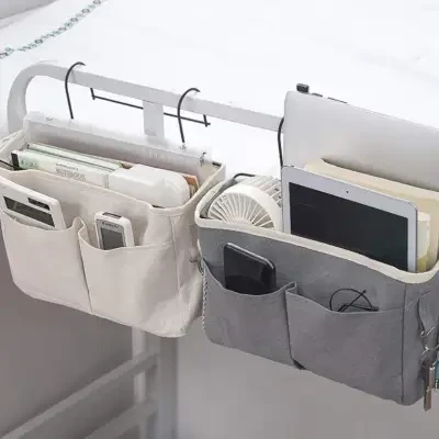 寮のベッドサイド収納バッグ！学生のための神器！(宿舎用ベッドサイド収納バッグ)