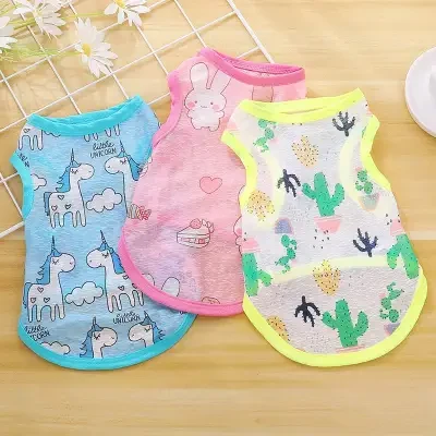 猫の夏服｜通気性グッド　日焼け止め効果もあり　むしあつい夏にも涼しく送る